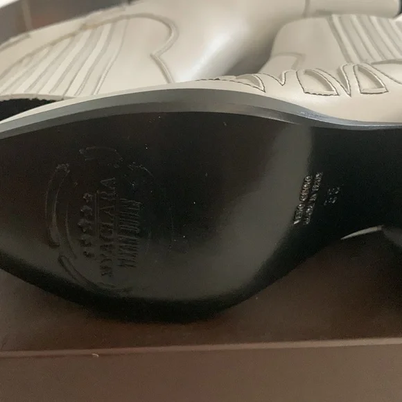 MYACLARA Italian western ankle boots leather NIB size 7 EU 38 - Picture 11 of 11